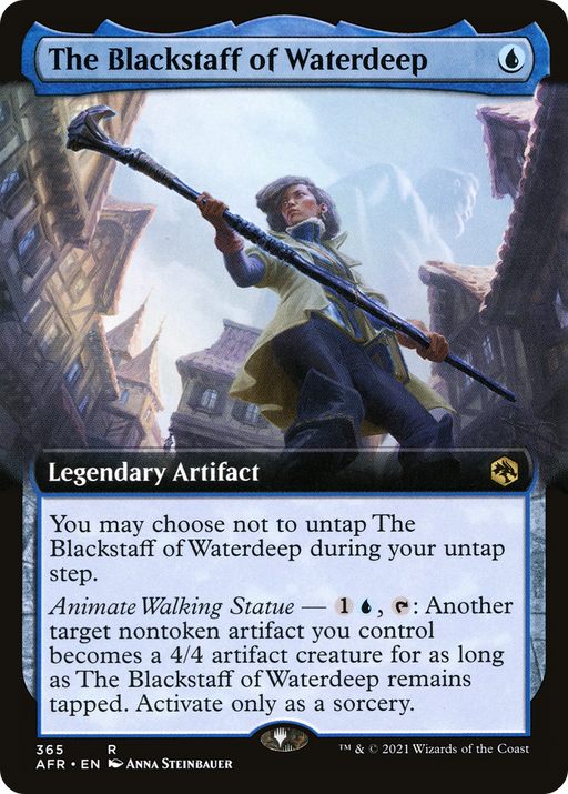 The Blackstaff of Waterdeep (AFR-365) [Adventures in the Forgotten Realms] (Extended Art) MTG Single Wizards of the Coast