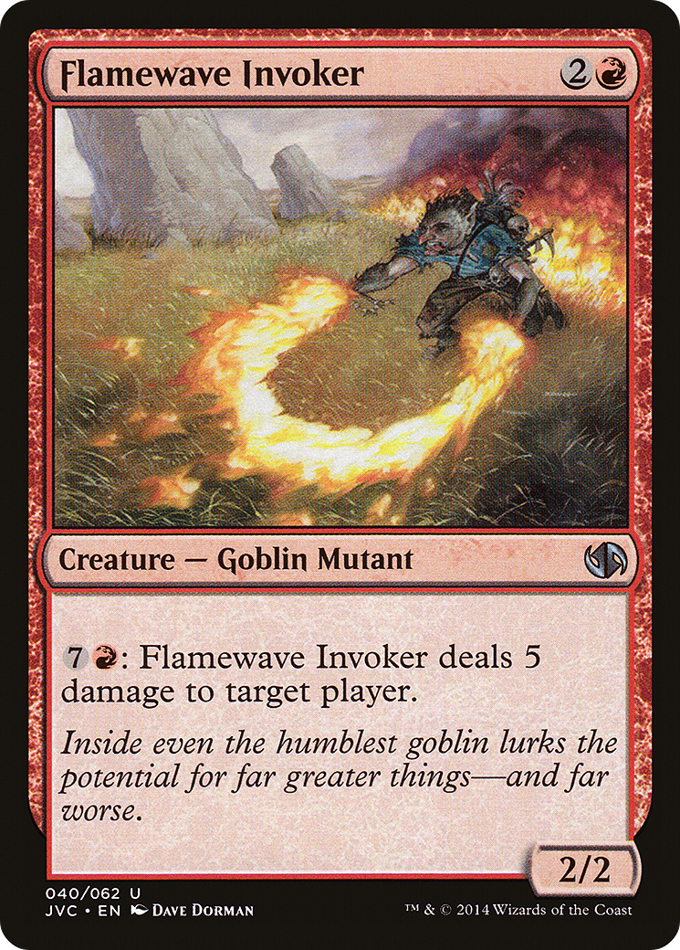 Flamewave Invoker (Jace vs. Chandra) (DD3-) [Misc] Duel Decks Anthology: Jace vs. Chandra MTG Single Wizards of the Coast