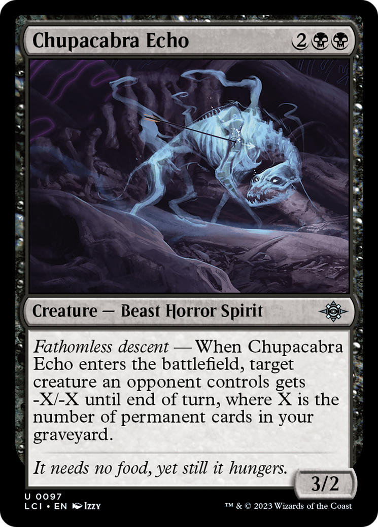 Chupacabra Echo (LCI-097) [The Lost Caverns of Ixalan] MTG Single Wizards of the Coast
