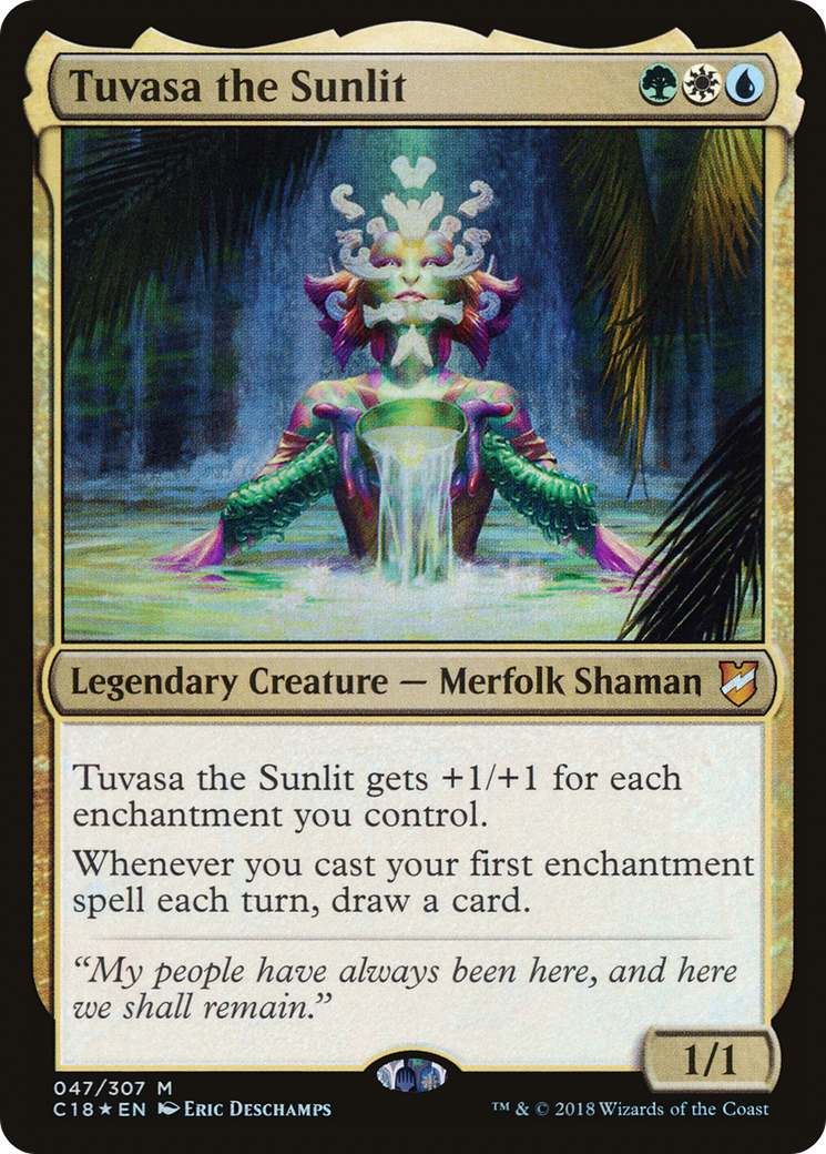 Tuvasa the Sunlit (C18-047) [Commander 2018] Foil MTG Single Wizards of the Coast