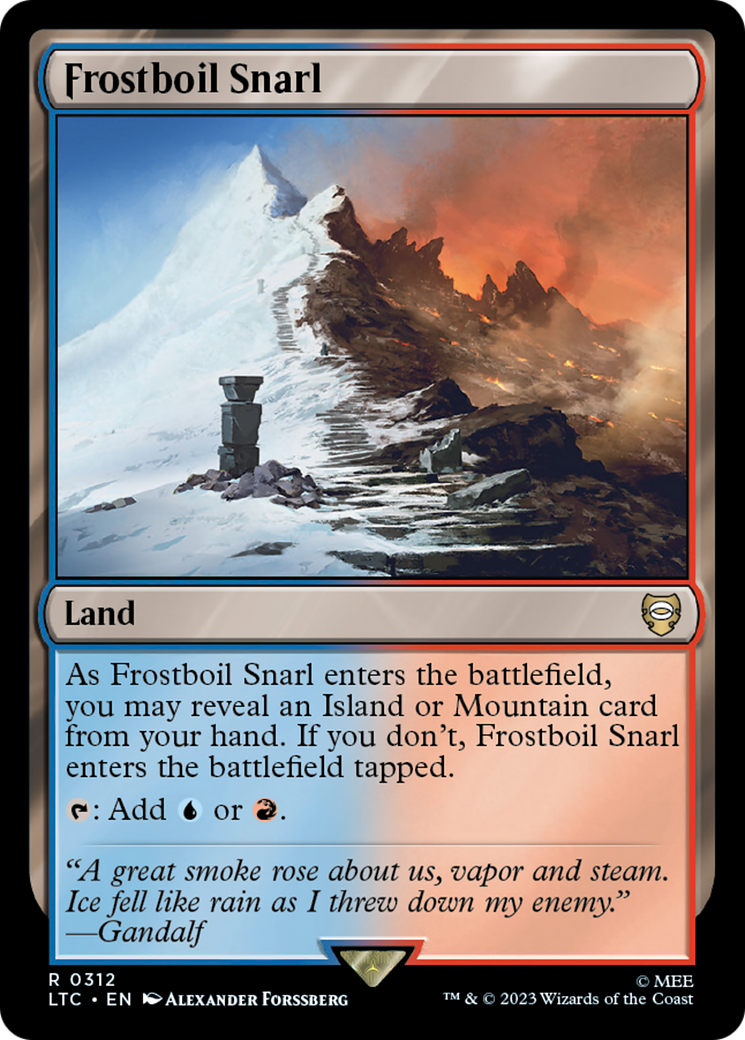 Frostboil Snarl (LTC-312) [Tales of Middle-earth Commander] MTG Single Wizards of the Coast