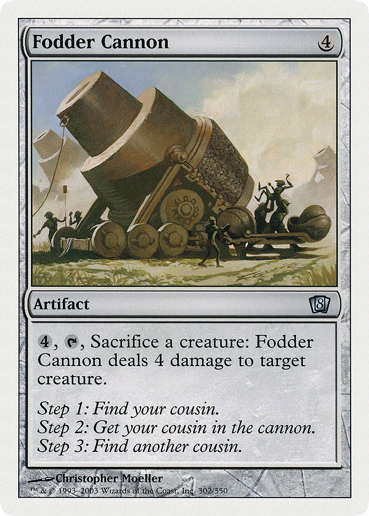 Fodder Cannon (8ED-302) [8th Edition] MTG Single Wizards of the Coast
