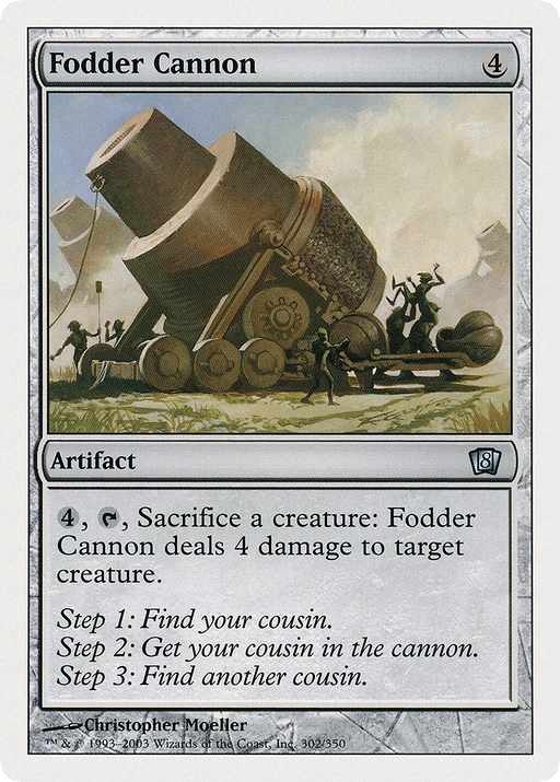 Fodder Cannon (8ED-302) [8th Edition] MTG Single Wizards of the Coast