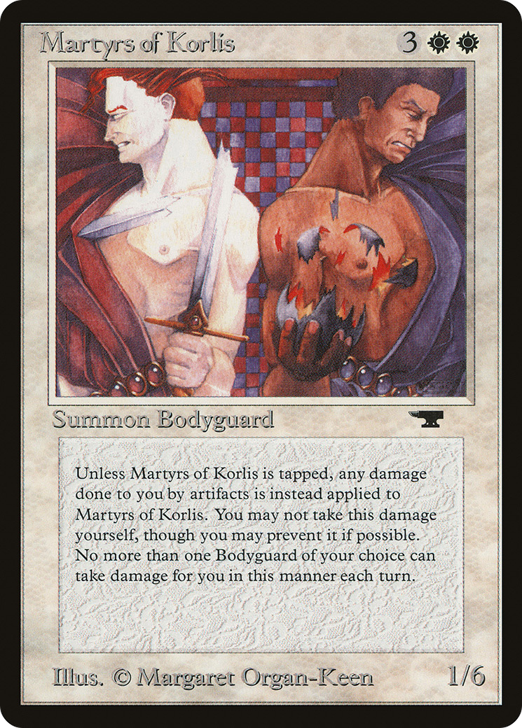 Martyrs of Korlis (ATQ-006) [Oldschool] Antiquities MTG Single Wizards of the Coast