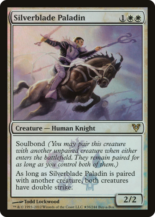 Silverblade Paladin (BABP-036) [Avacyn Restored Promos] Foil MTG Single Wizards of the Coast