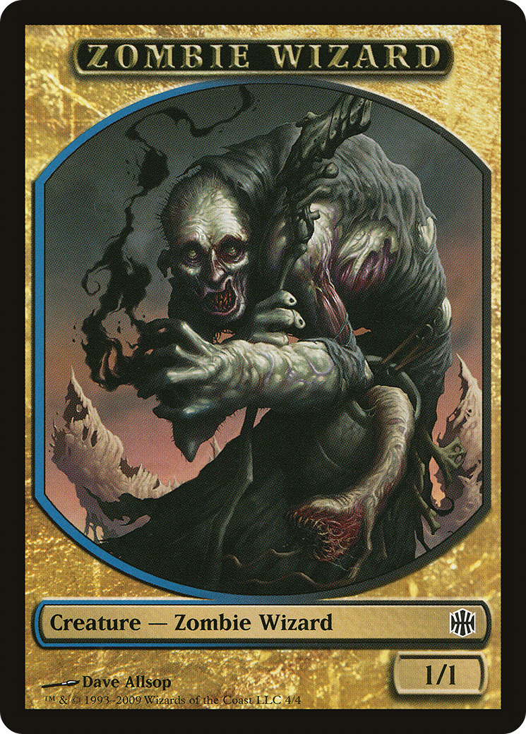 Zombie Wizard Token (ARB-) [Tokens] Alara Reborn Tokens MTG Single Wizards of the Coast