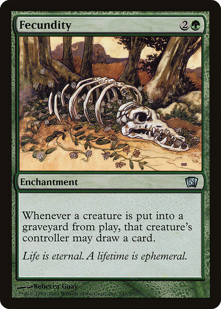 Fecundity (8ED-247) [8th Edition] MTG Single Wizards of the Coast