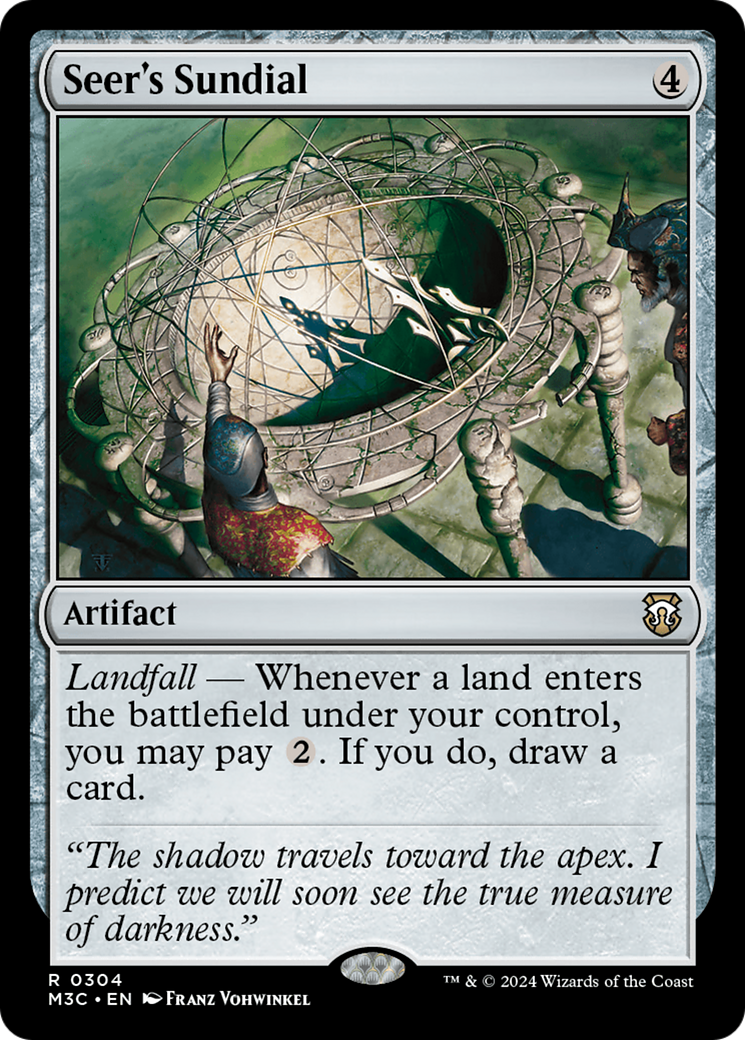 Seer's Sundial (M3C-304) [Modern Horizons 3 Commander] MTG Single Wizards of the Coast