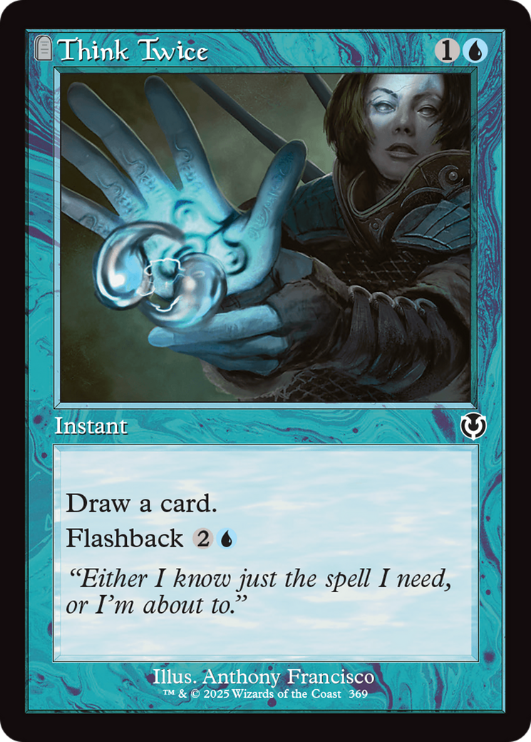 Think Twice (INR-369) [Innistrad Remastered] Foil MTG Single Wizards of the Coast