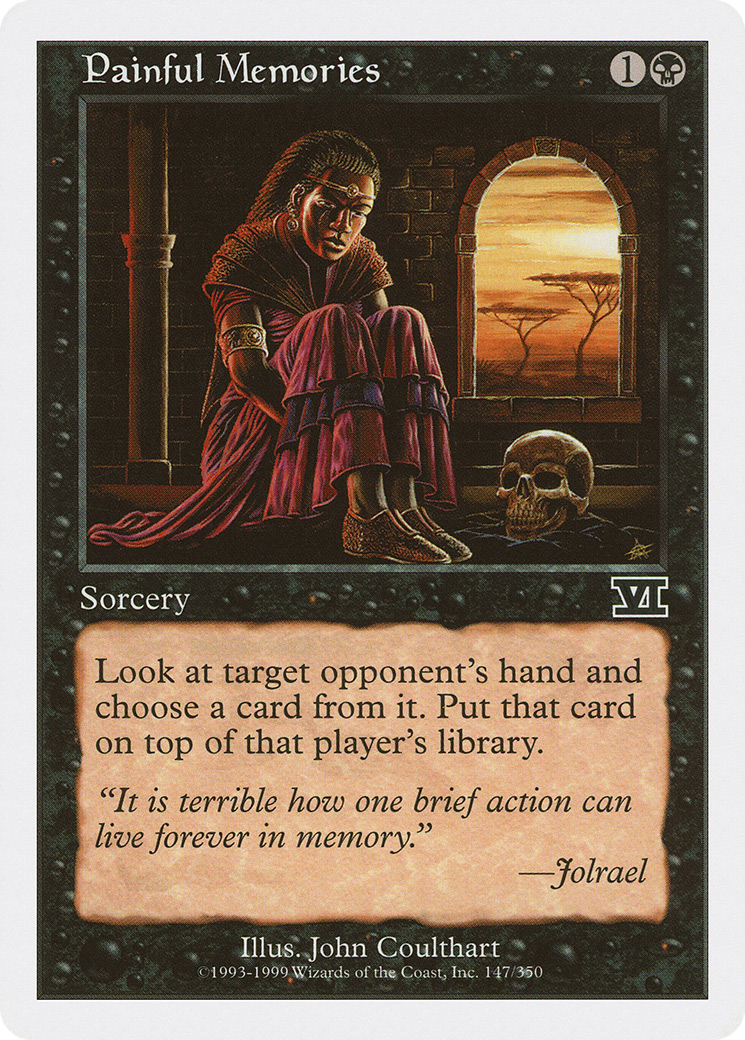 Painful Memories (6ED-147) [Classic Sixth Edition] MTG Single Wizards of the Coast