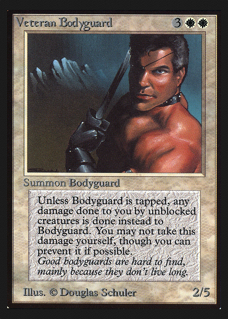 Veteran Bodyguard (IED-042) [Intl. Collectors' Edition] MTG Single Wizards of the Coast