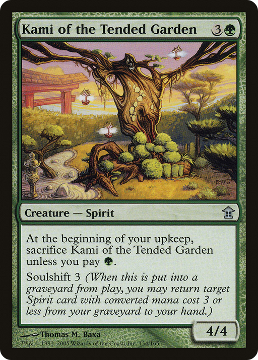 Kami of the Tended Garden (SOK-134) [Saviors of Kamigawa] MTG Single Wizards of the Coast