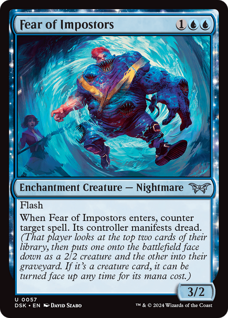 Fear of Impostors (DSK-057) [Duskmourn: House of Horror] MTG Single Wizards of the Coast