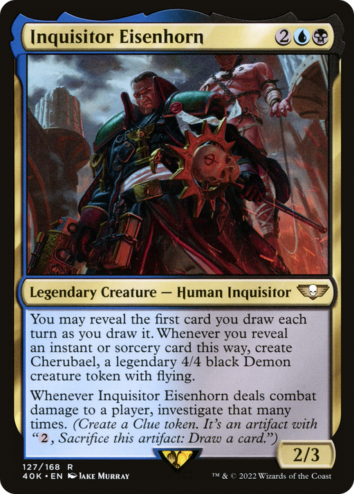 Inquisitor Eisenhorn (40K-127) [Warhammer 40,000 Commander] MTG Single Wizards of the Coast