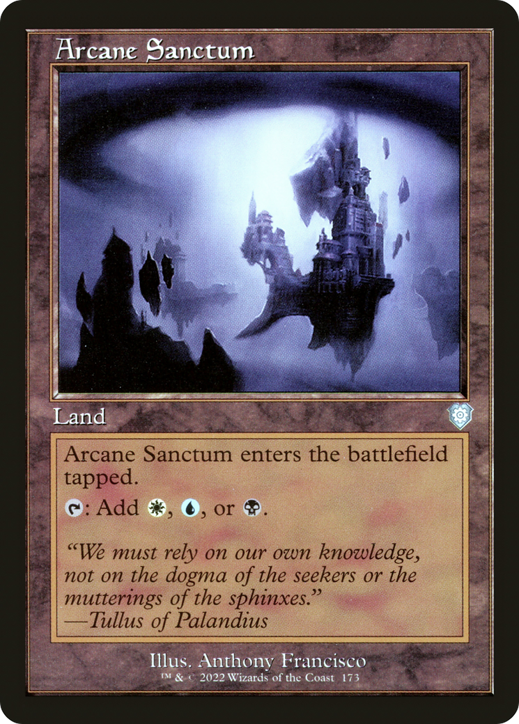 Arcane Sanctum (BRC-173) [The Brothers' War Commander] MTG Single Wizards of the Coast