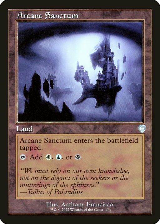 Arcane Sanctum (BRC-173) [The Brothers' War Commander] MTG Single Wizards of the Coast