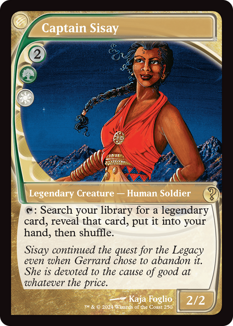 Captain Sisay (Future Sight) (MB2-250) [Mystery Booster] Mystery Booster 2 Foil MTG Single Wizards of the Coast