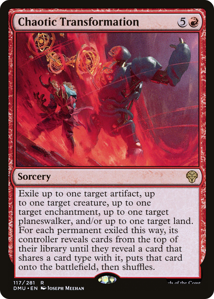 Chaotic Transformation (DMU-117) [Dominaria United] Foil MTG Single Wizards of the Coast