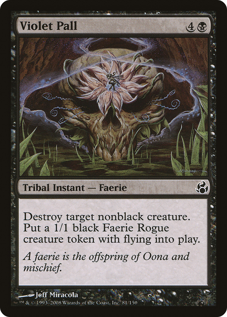 Violet Pall (MOR-081) [Morningtide] Foil MTG Single Wizards of the Coast
