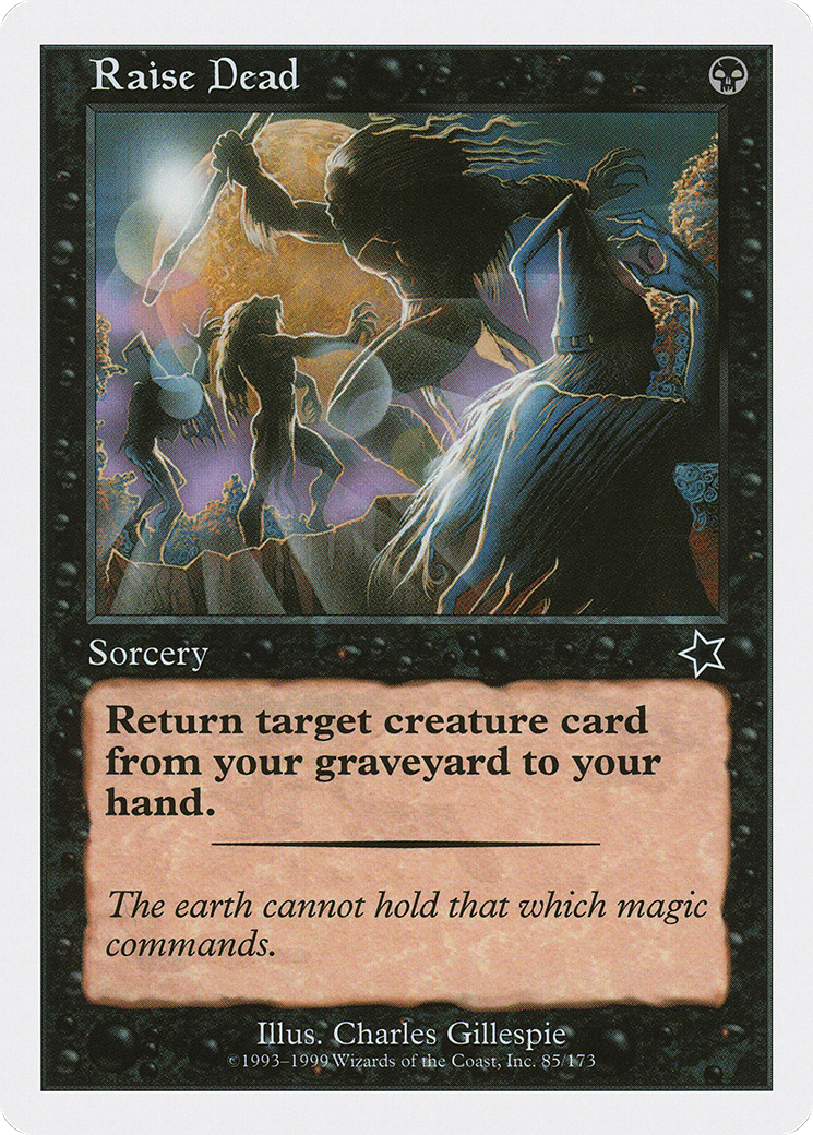 Raise Dead (S99-085) [Misc] Starter 1999 MTG Single Wizards of the Coast