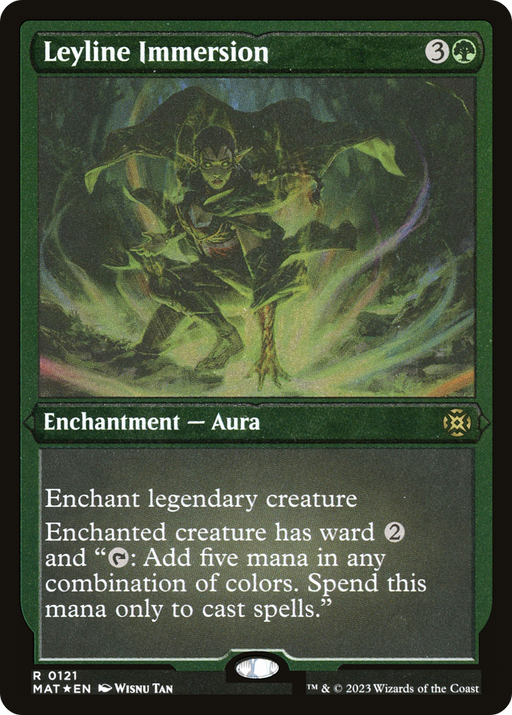 Leyline Immersion (MAT-121) [March of the Machine: The Aftermath] Etched Foil MTG Single Wizards of the Coast