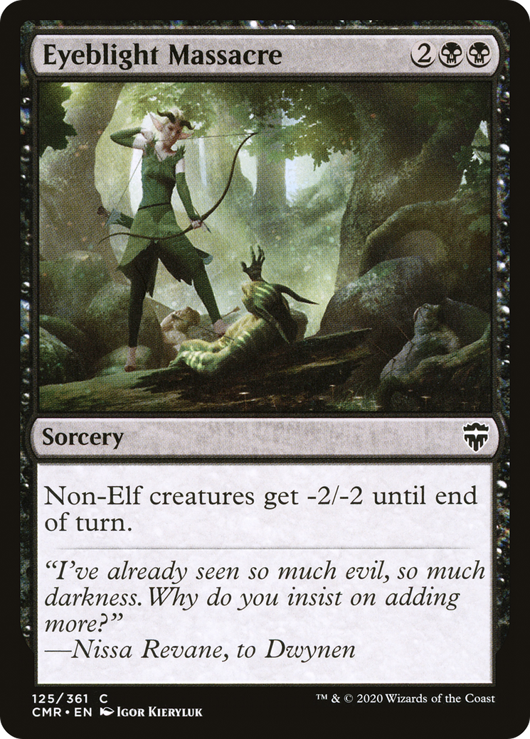 Eyeblight Massacre (CMR-125) [Commander Legends] MTG Single Wizards of the Coast