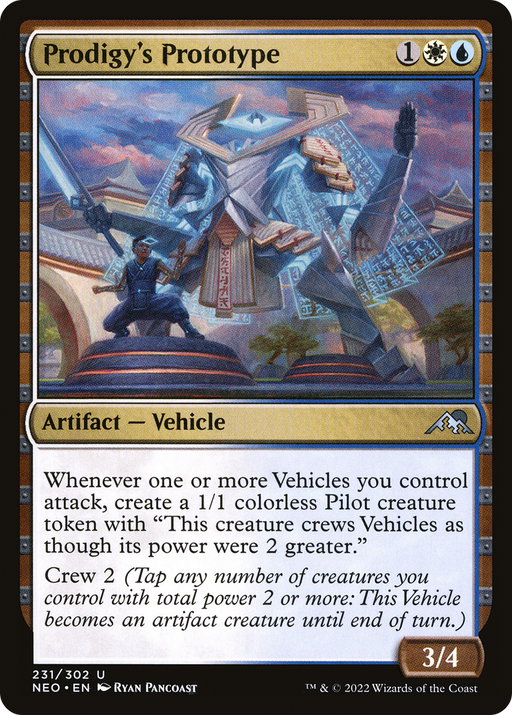 Prodigy's Prototype (NEO-231) [Kamigawa: Neon Dynasty] MTG Single Wizards of the Coast