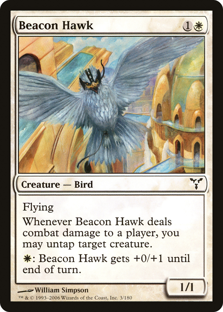 Beacon Hawk (DIS-003) [Dissension] MTG Single Wizards of the Coast