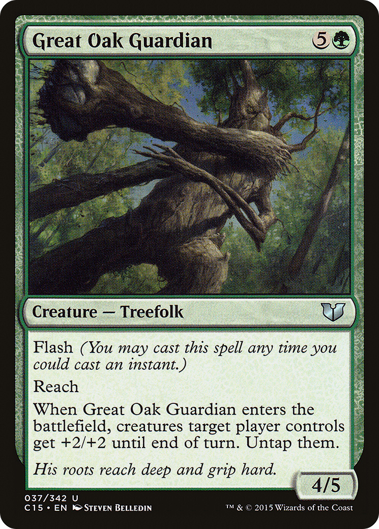 Great Oak Guardian (C15-037) [Commander 2015] MTG Single Wizards of the Coast