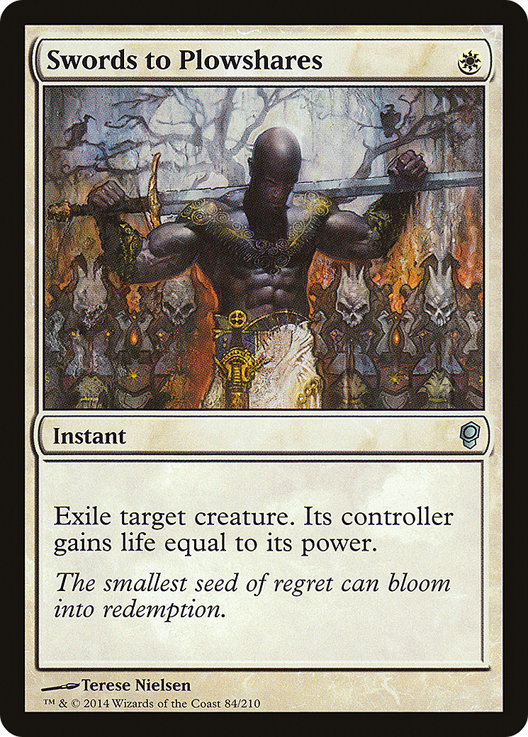 Swords to Plowshares (CNS-084) [Conspiracy] MTG Single Wizards of the Coast