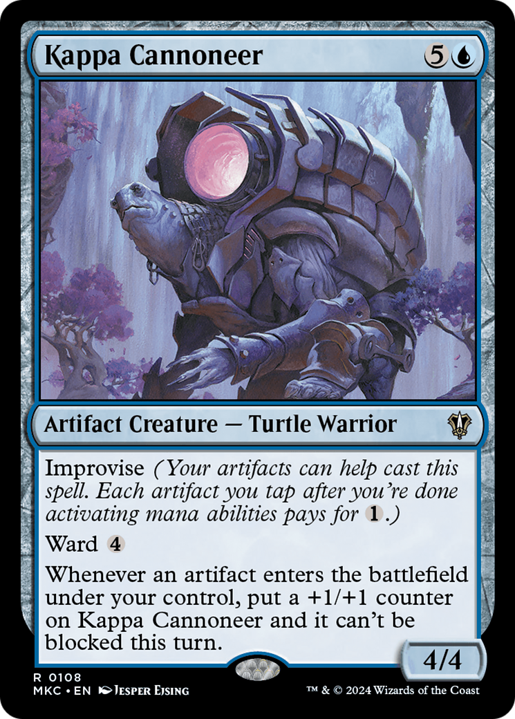 Kappa Cannoneer (MKC-108) [Murders at Karlov Manor Commander] MTG Single Wizards of the Coast