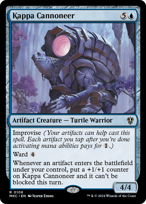 Kappa Cannoneer (MKC-108) [Murders at Karlov Manor Commander] MTG Single Wizards of the Coast