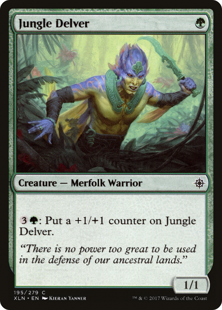Jungle Delver (XLN-195) [Ixalan] Foil MTG Single Wizards of the Coast