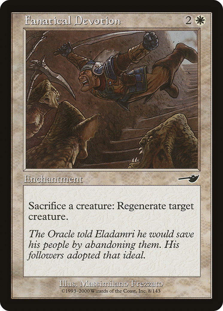 Fanatical Devotion (NMS-008) [Nemesis] MTG Single Wizards of the Coast