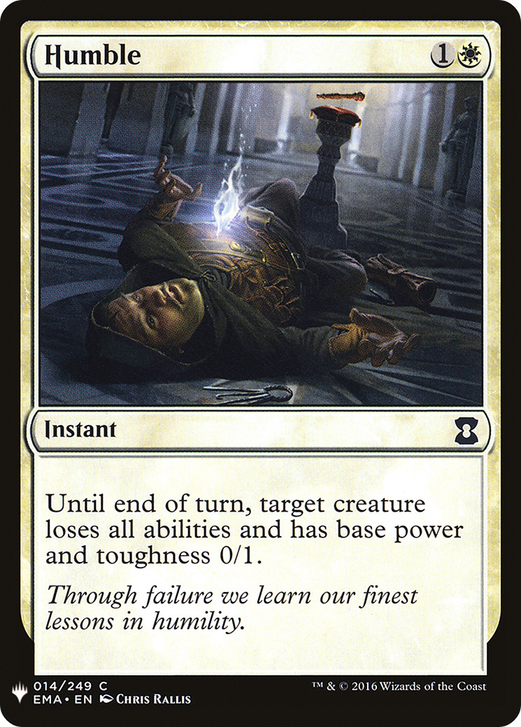 Humble (LIST-014) [Mystery Booster] The List MTG Single Wizards of the Coast