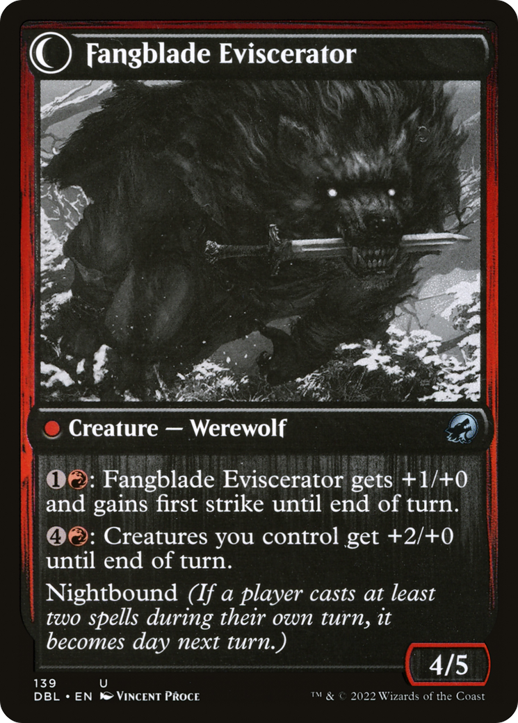 Fangblade Brigand (DBL-139) [Innistrad: Double Feature] MTG Single Wizards of the Coast
