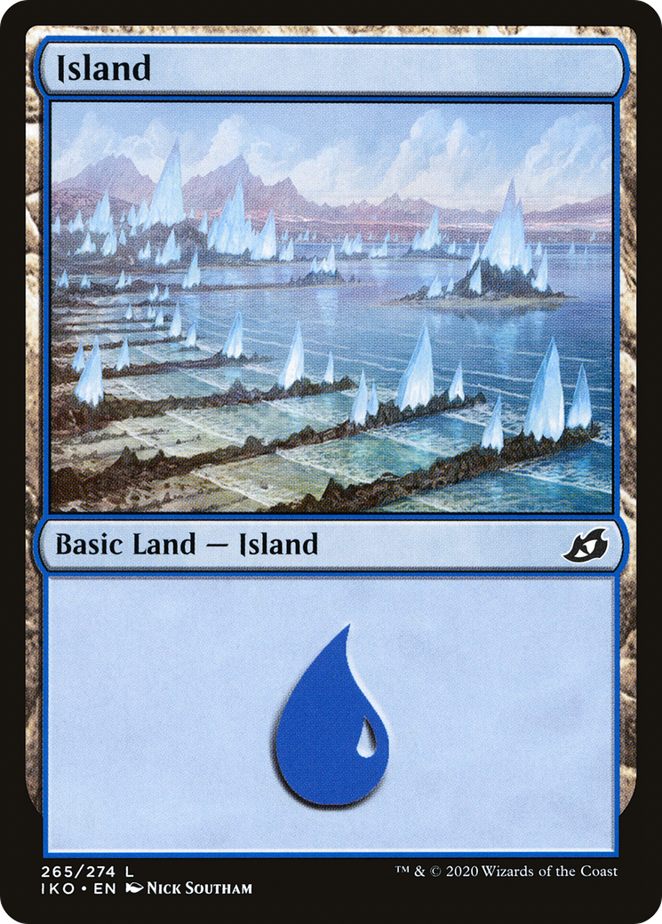 Island (IKO-265) [Ikoria: Lair of Behemoths] MTG Single Wizards of the Coast