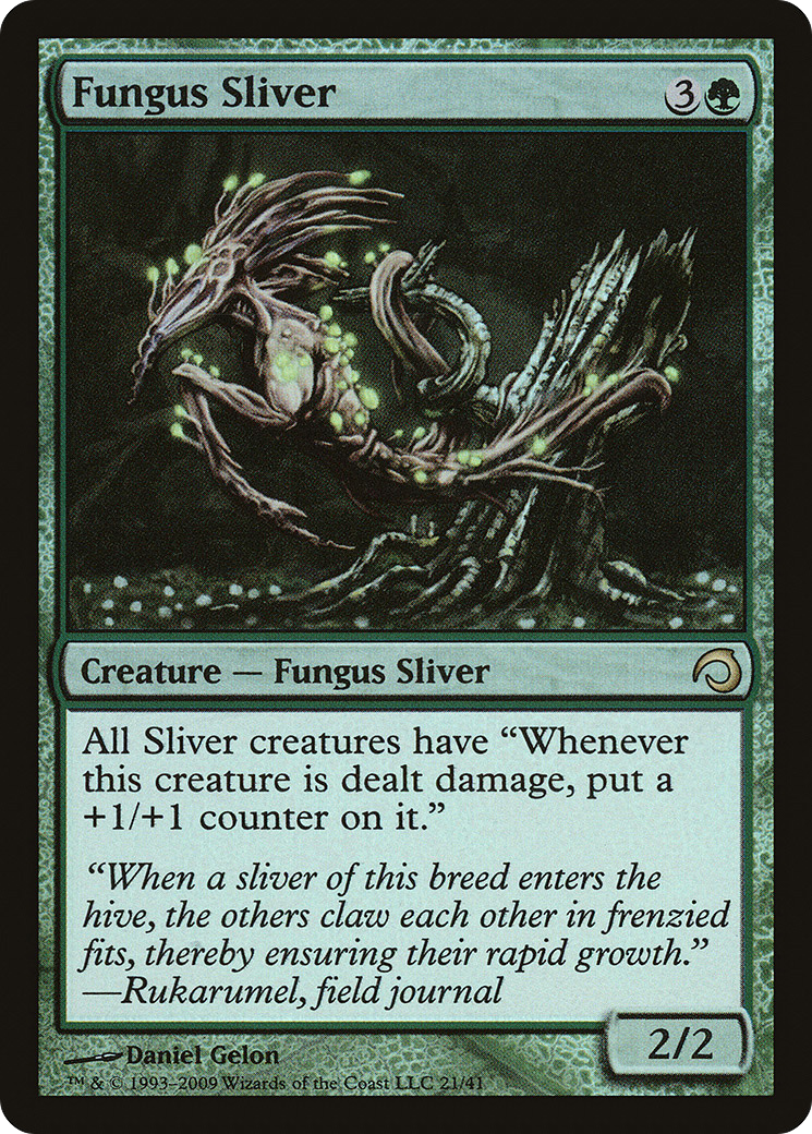 Fungus Sliver (PDS-021) [Misc] Premium Deck Series: Slivers Foil MTG Single Wizards of the Coast