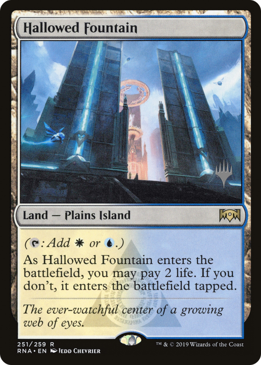 Hallowed Fountain (PPELD-251) [Ravnica Allegiance Promos] Foil MTG Single Wizards of the Coast