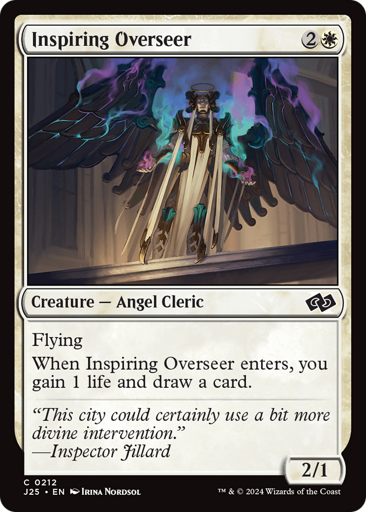 Inspiring Overseer (J25-212) [Foundations Jumpstart] MTG Single Wizards of the Coast