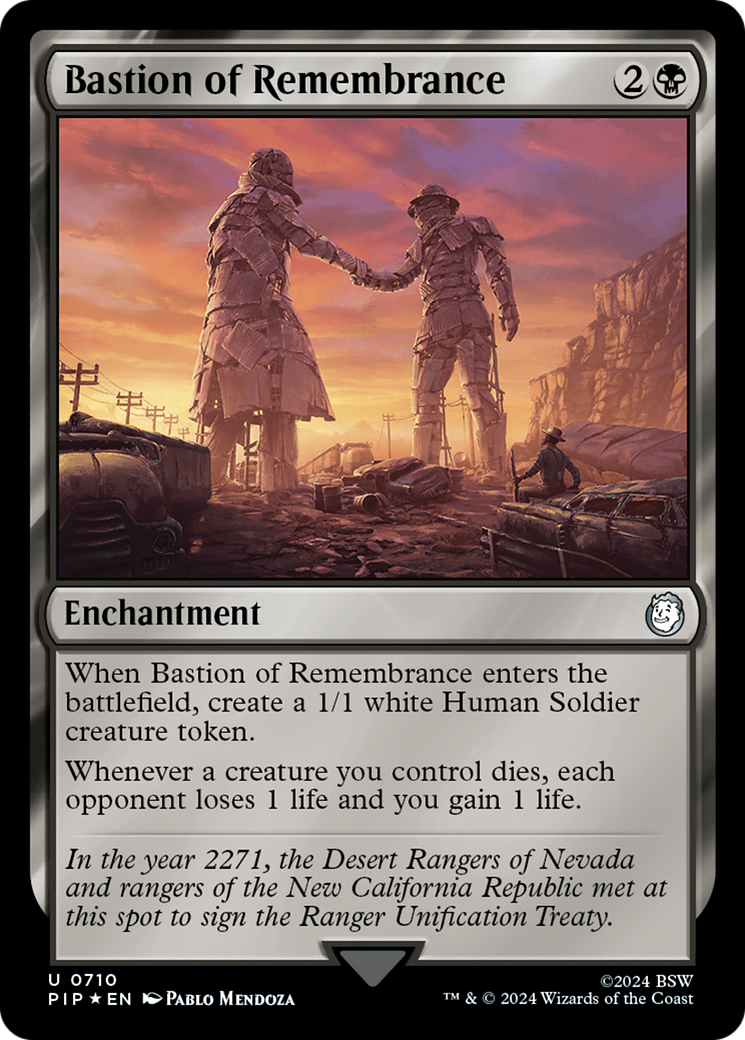 Bastion of Remembrance (Surge Foil) (PIP-710) [Fallout] Foil MTG Single Wizards of the Coast