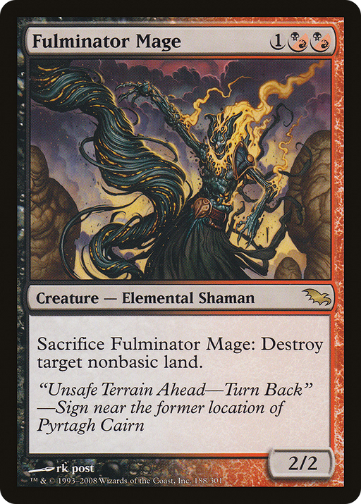 Fulminator Mage (SHM-188) [Shadowmoor] Foil MTG Single Wizards of the Coast