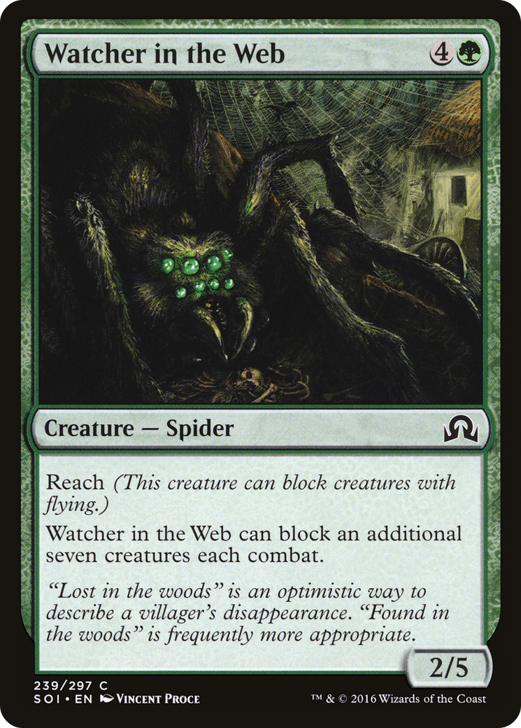 Watcher in the Web (SOI-239) [Shadows over Innistrad] MTG Single Wizards of the Coast