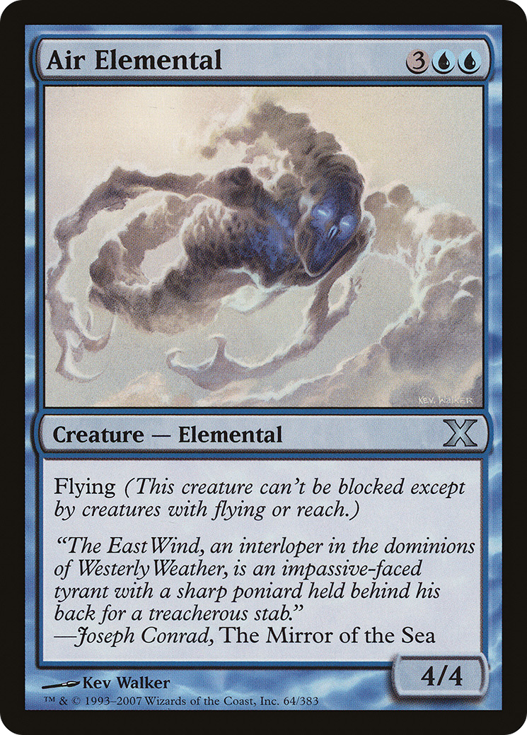 Air Elemental (10E-064) [Tenth Edition] MTG Single Wizards of the Coast