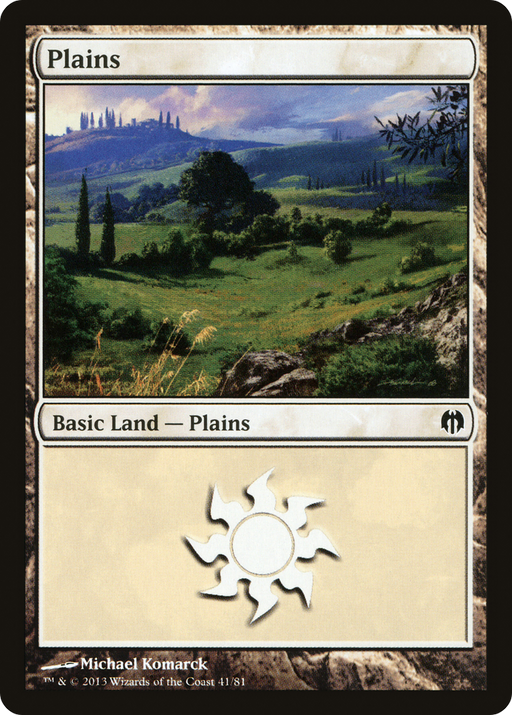 Plains (DDL-041) [Misc] Duel Decks: Heroes vs. Monsters MTG Single Wizards of the Coast