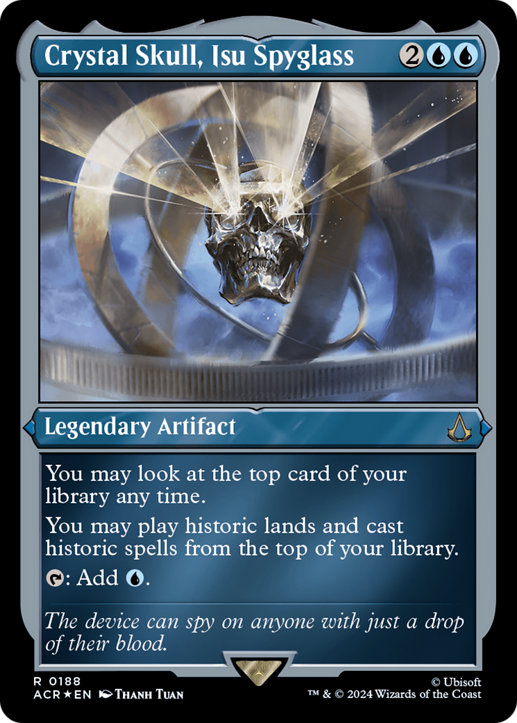 Crystal Skull, Isu Spyglass (ACR-188) [Assassin's Creed] Etched Foil MTG Single Wizards of the Coast