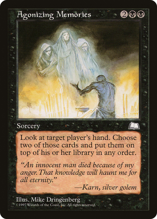Agonizing Memories (WTH-) [Weatherlight] MTG Single Wizards of the Coast