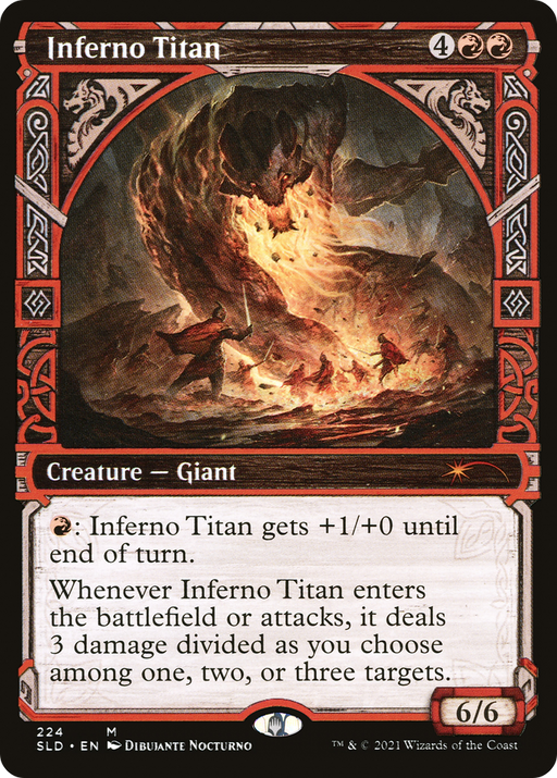 Inferno Titan (SLD-224) [Secret Lair] Drop (Showcase) MTG Single Wizards of the Coast