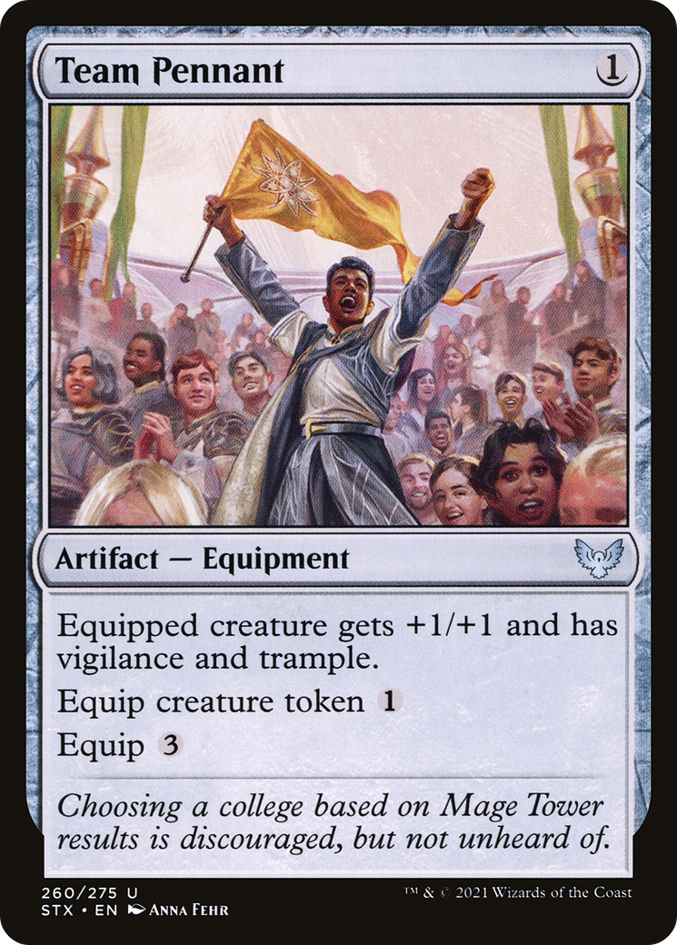 Team Pennant (STX-260) [Strixhaven: School of Mages] MTG Single Wizards of the Coast
