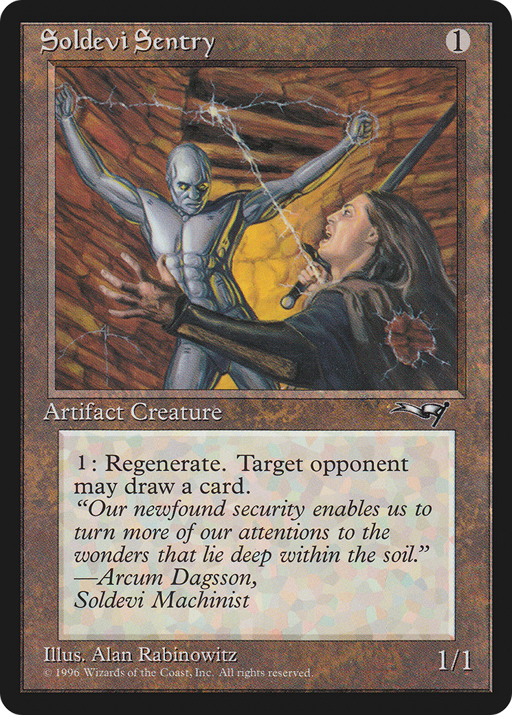Soldevi Sentry (ALL-132B) [Alliances] MTG Single Wizards of the Coast